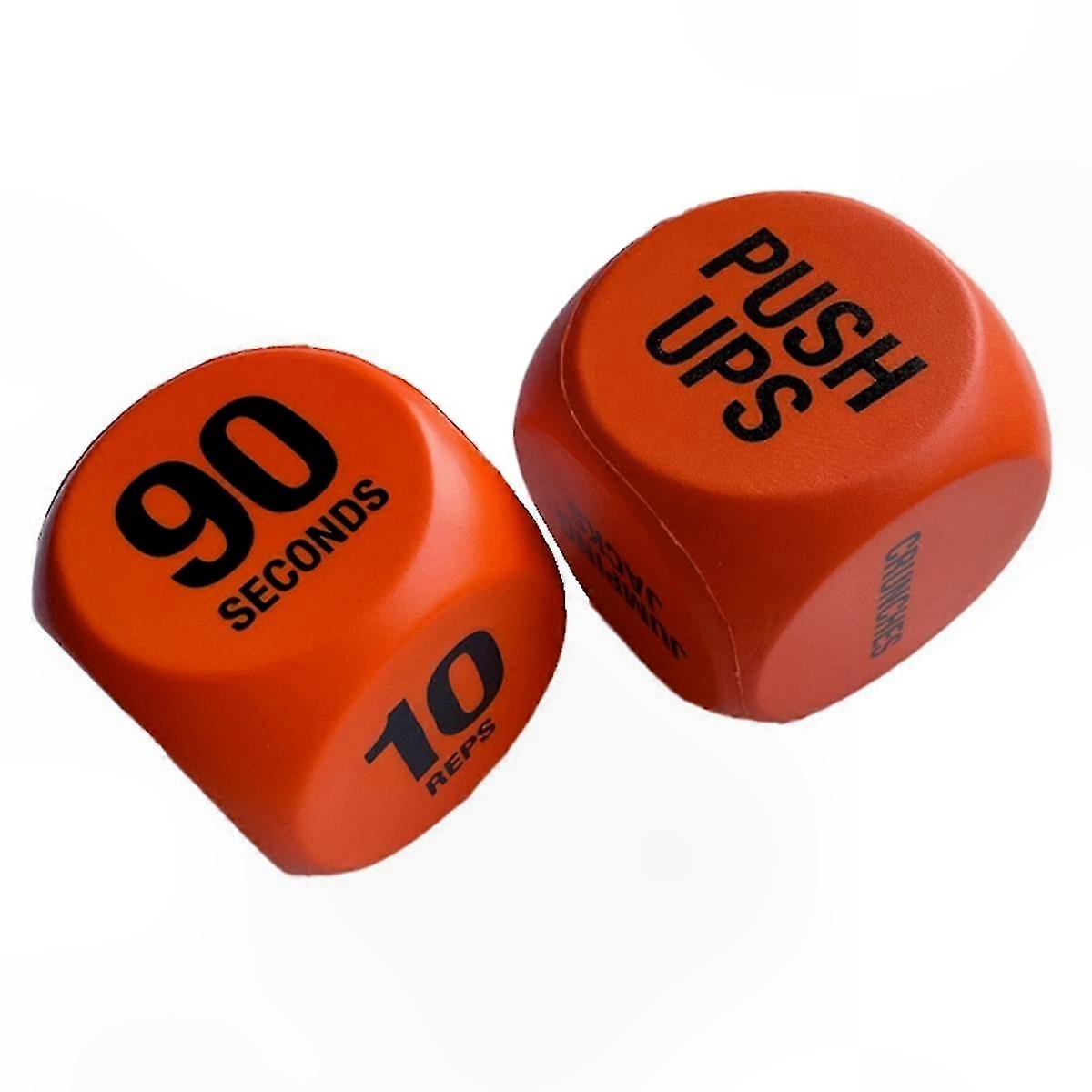 Fitness Dice Set - 2 Pack Workout Game for Cardio and Full Body Training Routines
