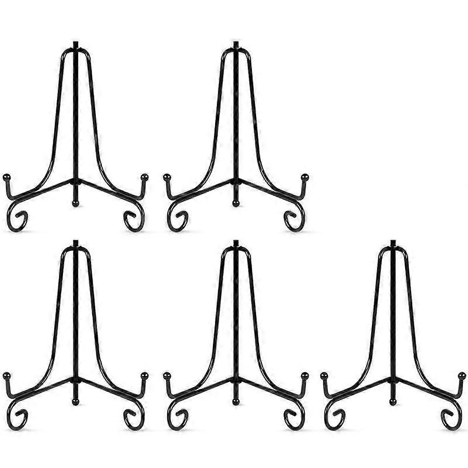 10PCS Plate Stands for Display, 6 Inch , Picture Frame Stand Of Metal