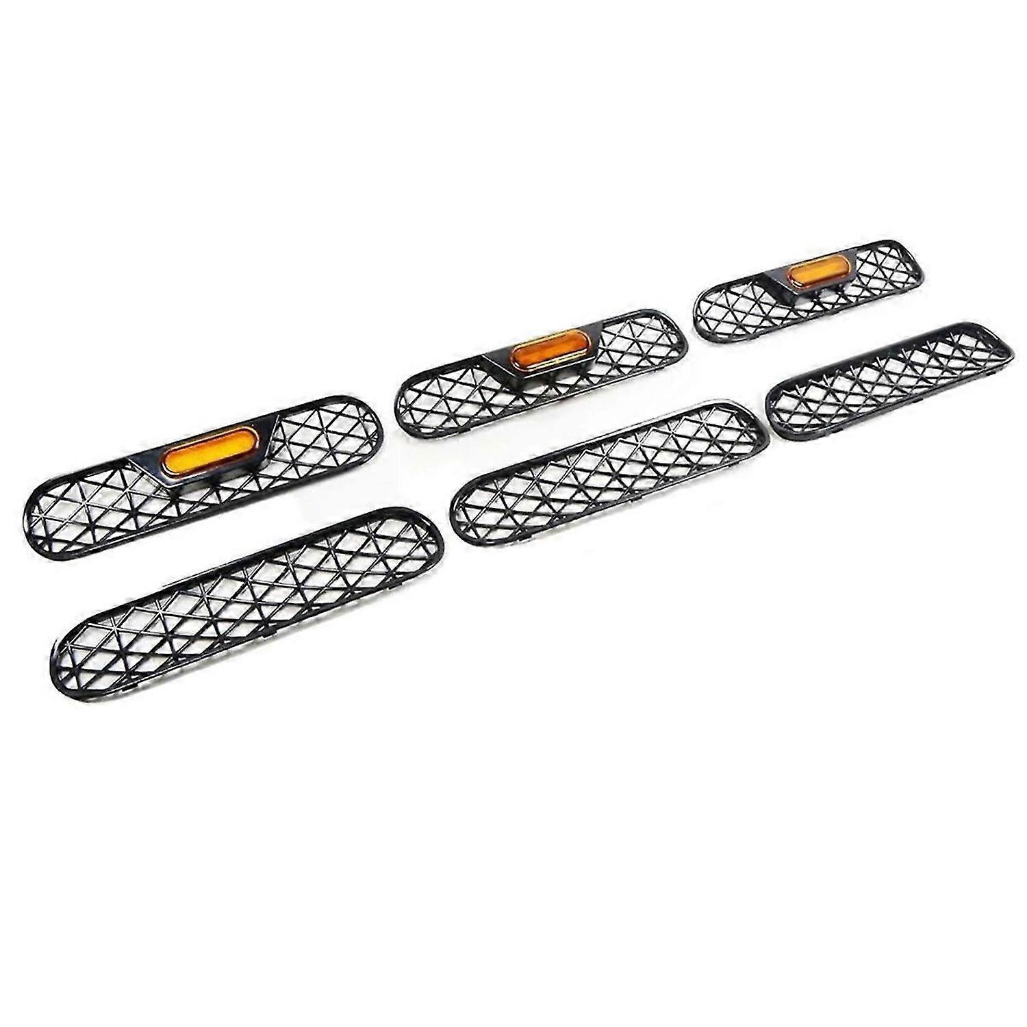 Front Grill Inserts with Amber Light for Ford Bronco