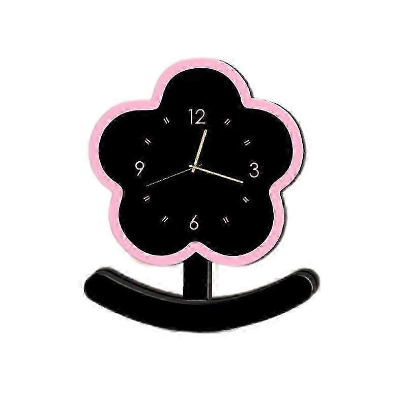 Pendulum Clock Modern Floral Desktop Decor - Combine modern design with natural elements to add a touch of life to your desktop. 2025