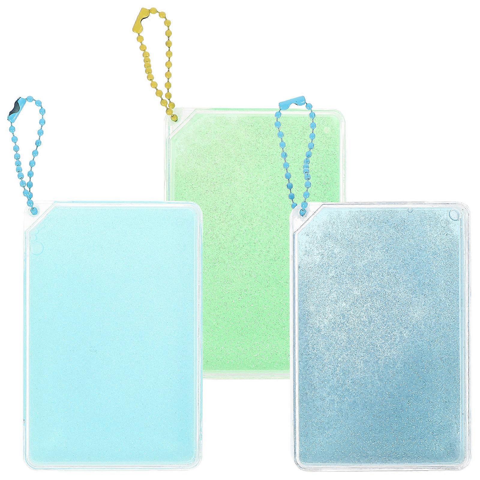 Decorative Acrylic Pendant for Bag Hanging Decor DIY 3Pcs Set
