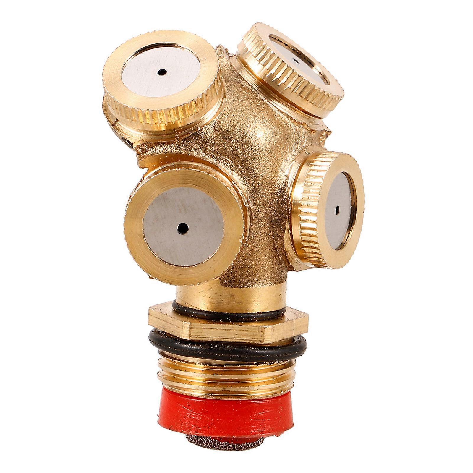 Atomizing Spray Mister Nozzle Replacement 4Pcs Copper Misting Nozzle Set