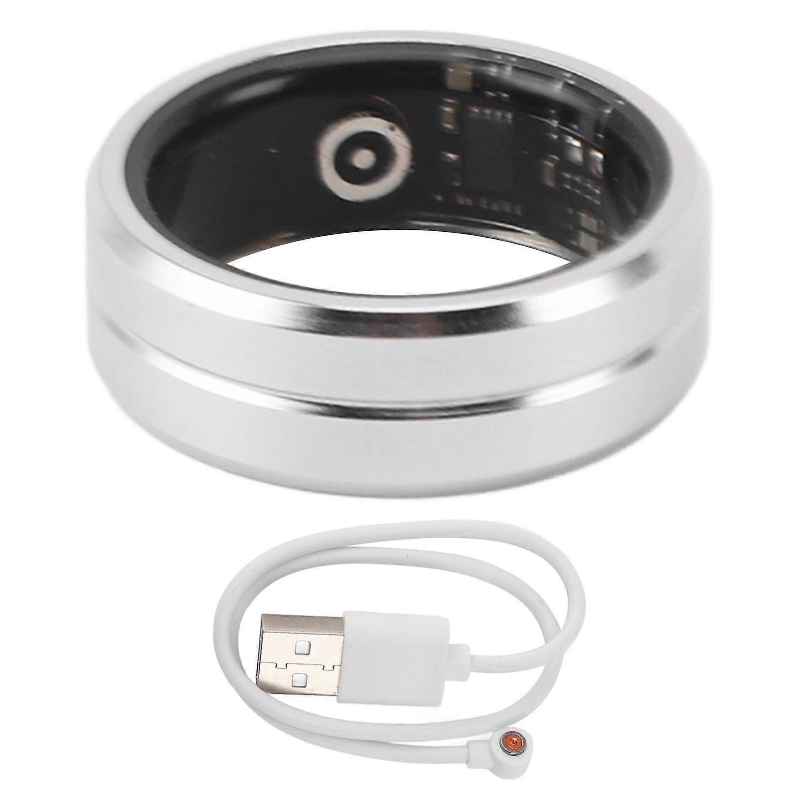 Smart Ring Sleep Monitoring Waterproof Fitness Health Tracker Smart Ring for Activity Exercise Planning 10 Inner Diameter: 19.9mm/0.78in