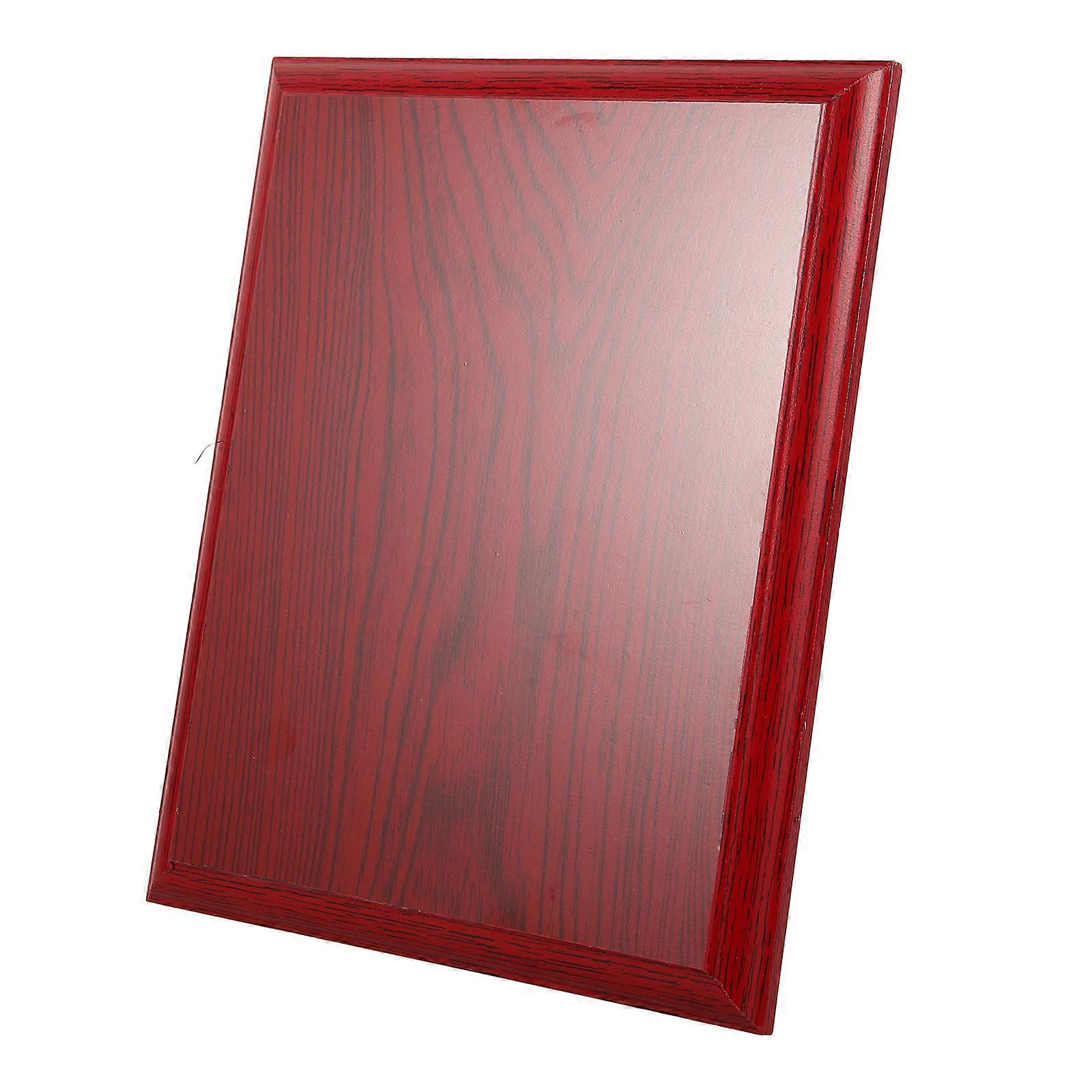 Sötétvörös fa éremtartó maratoni éremtároláshoz