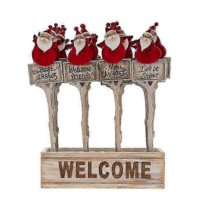 Display Stand with 24 Assorted Santa Sticks