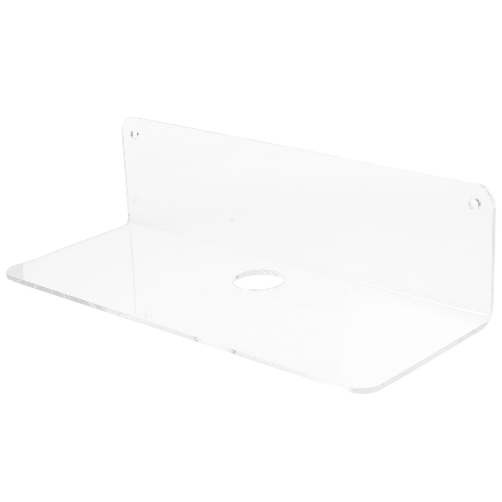 Floating Shelf Acrylic Wall Shelf for Multi-Functional Storage 2Pcs