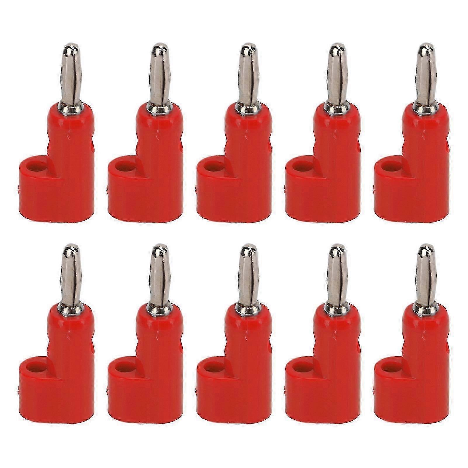 Banana Plugs For Speaker Wire Connector Cable Adapter Stackable Connector High Current Screw Universal Connection Method Easy To Use Open Screw