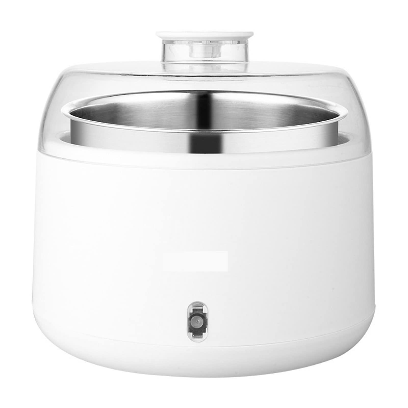 Yogurt Makers 1L Capacity Automatic Yogurt Maker Constant Temperature Stainless Steel Liner 220V White