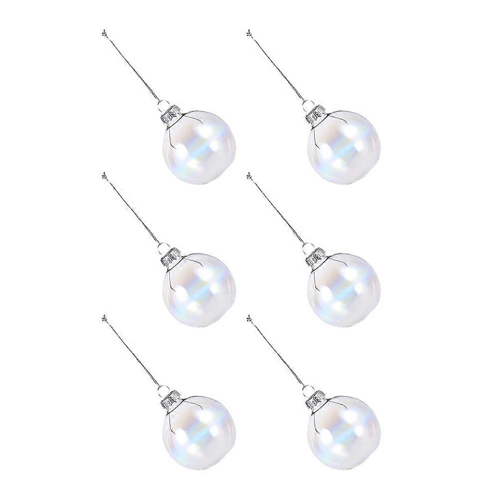 Assorted Christmas Balls for Tree Hanging 6Pcs Ornaments