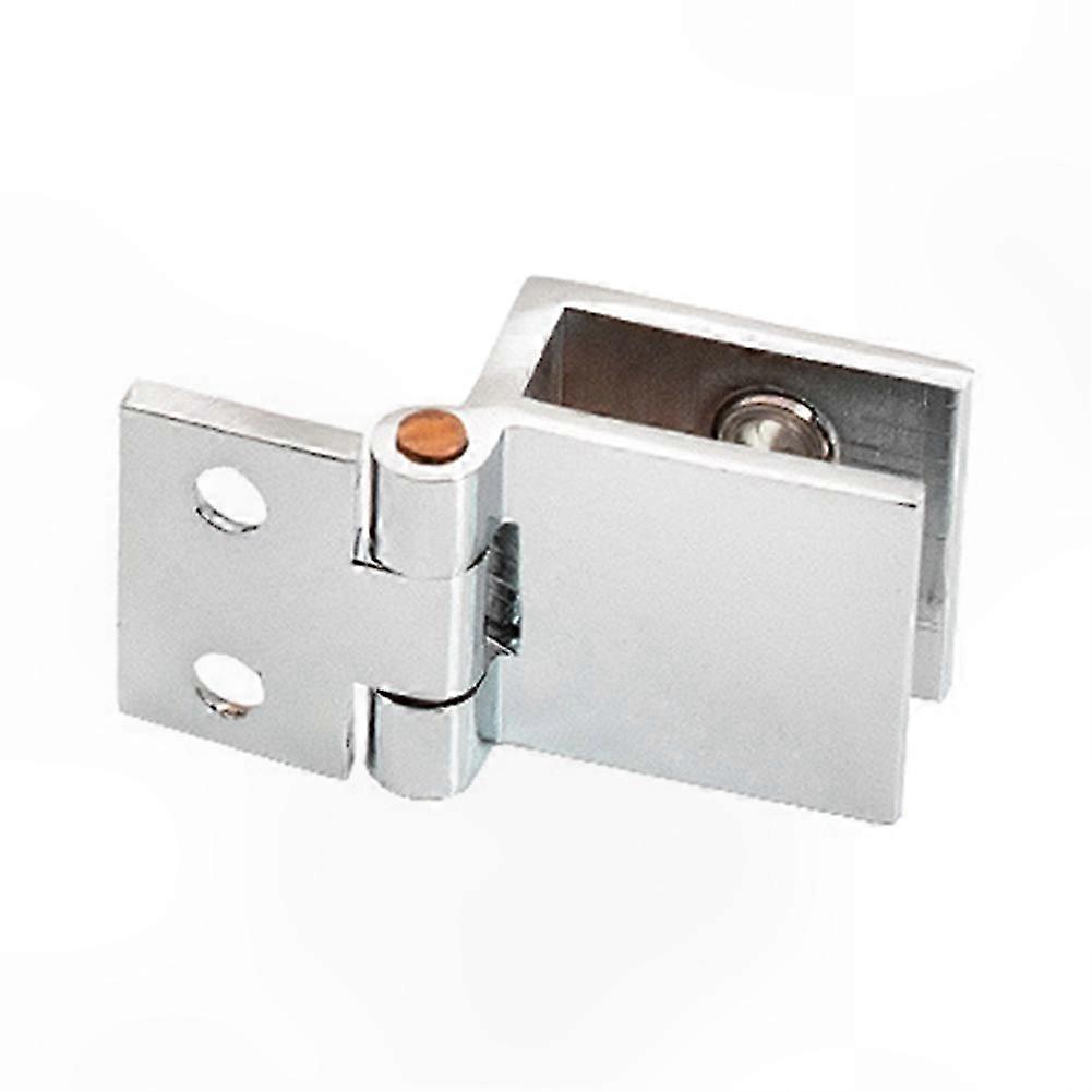 5-8mm Clip-On Glass Cabinet Hinge, 180/90 Degree, No-Drill Easy Install for Display Cabinet