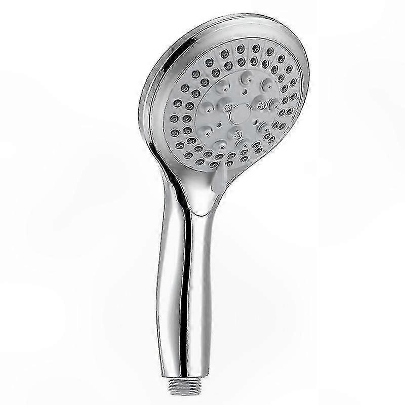 Chrome Shower Head with 5 Spray Modes - High Pressure and Water Saving Design for Bathroom Use