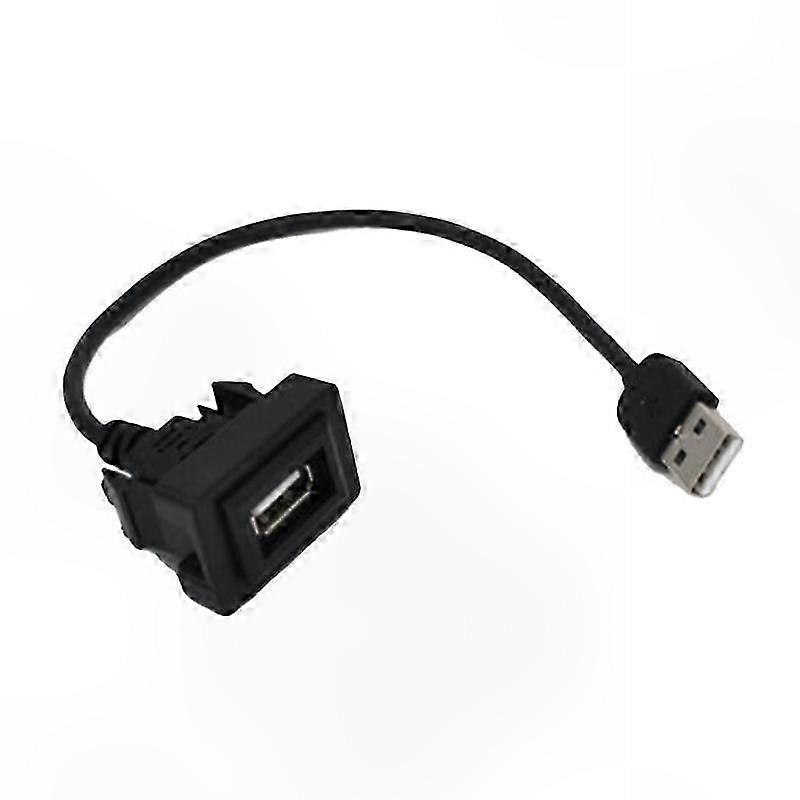 USB Dashboard Flush Mount Panel for with 2.0 Port & Current Outlet Extension