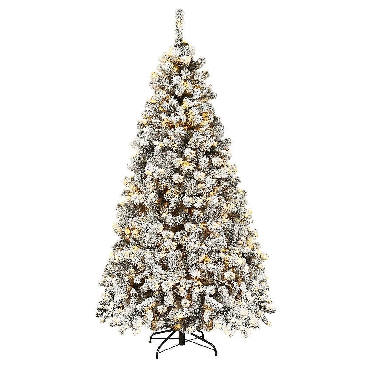 180 cm artificial Christmas tree with snow, LED light