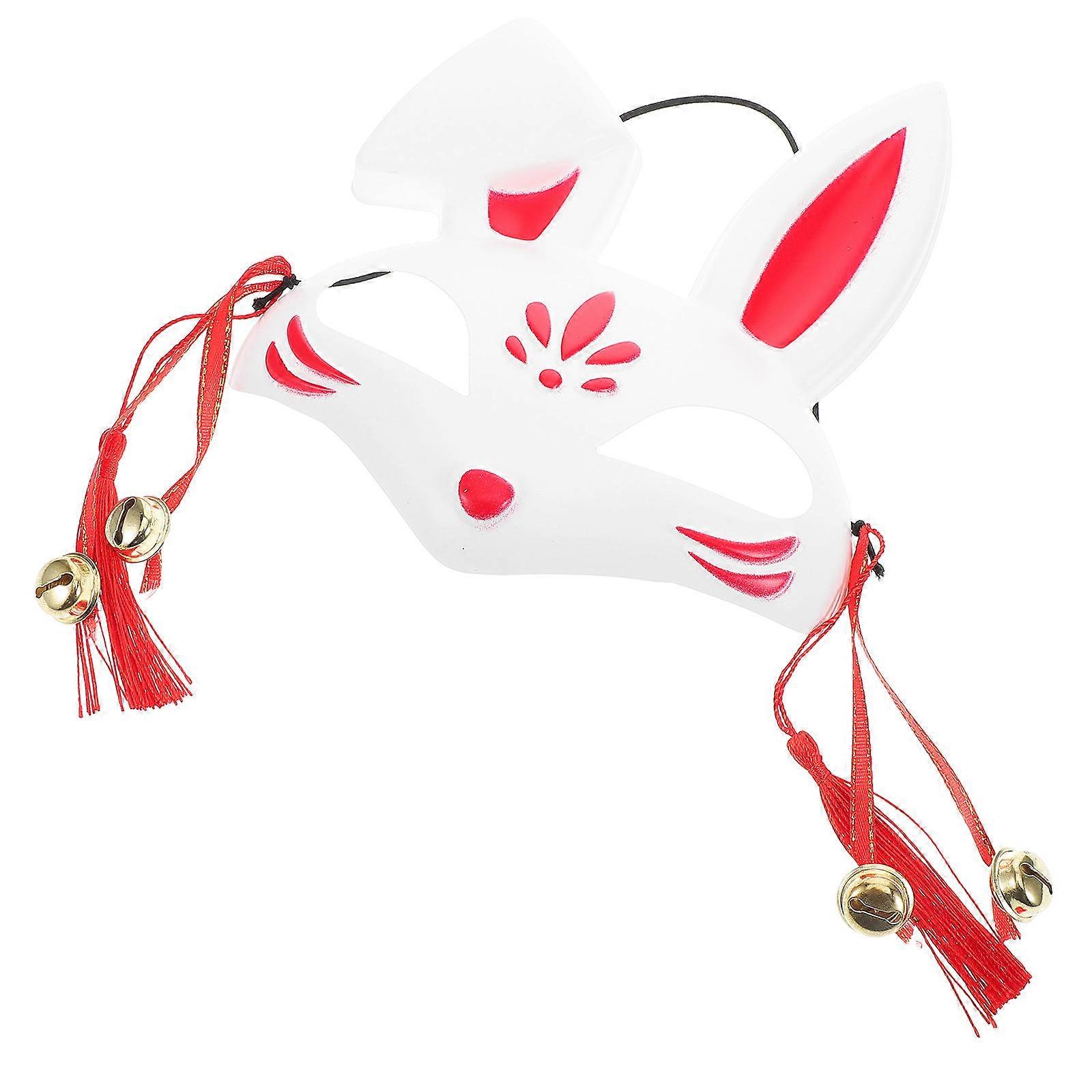 Women Bunny Mask Set for Easter Party Half Face 4Pcs Fun Accessory
