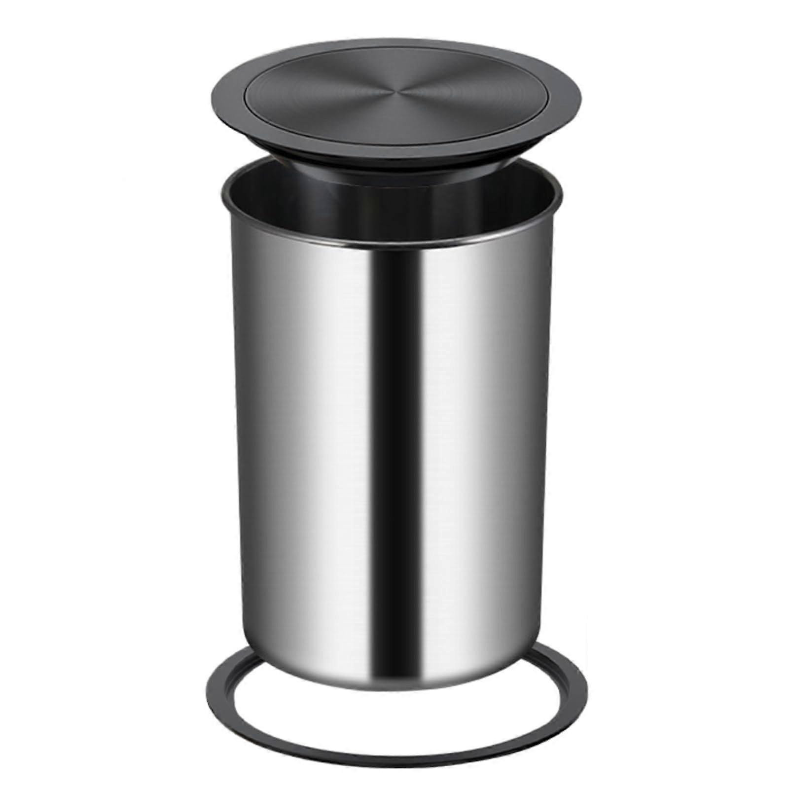 9L Kitchen BuiltIn Trash Can With Hidden Garbage, 12L Model, Space Saving, Easy To Clean For Hotel And Home Office