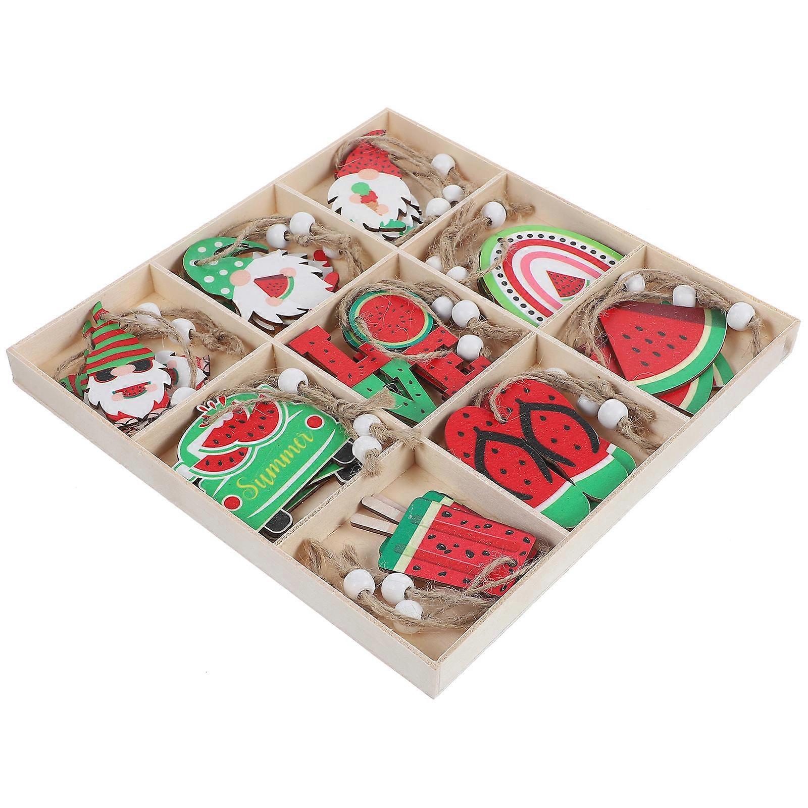 Summer Theme Cutouts Ornaments For Home Decor 7X5CM Unique Design 2 Sets