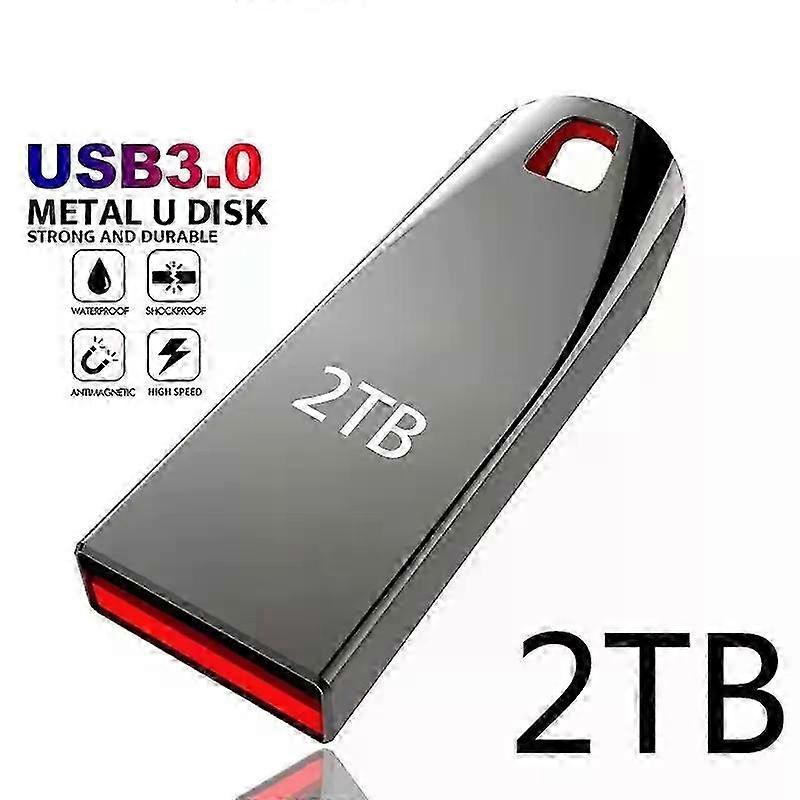 2TB USB 30 Flash Drives Υψηλής Ταχύτητας Μεταλλικό Pendrive 1TB 512GB 256GB Φορητό USB Drive Αδιάβροχο Memoria USB Flash Disk 2025