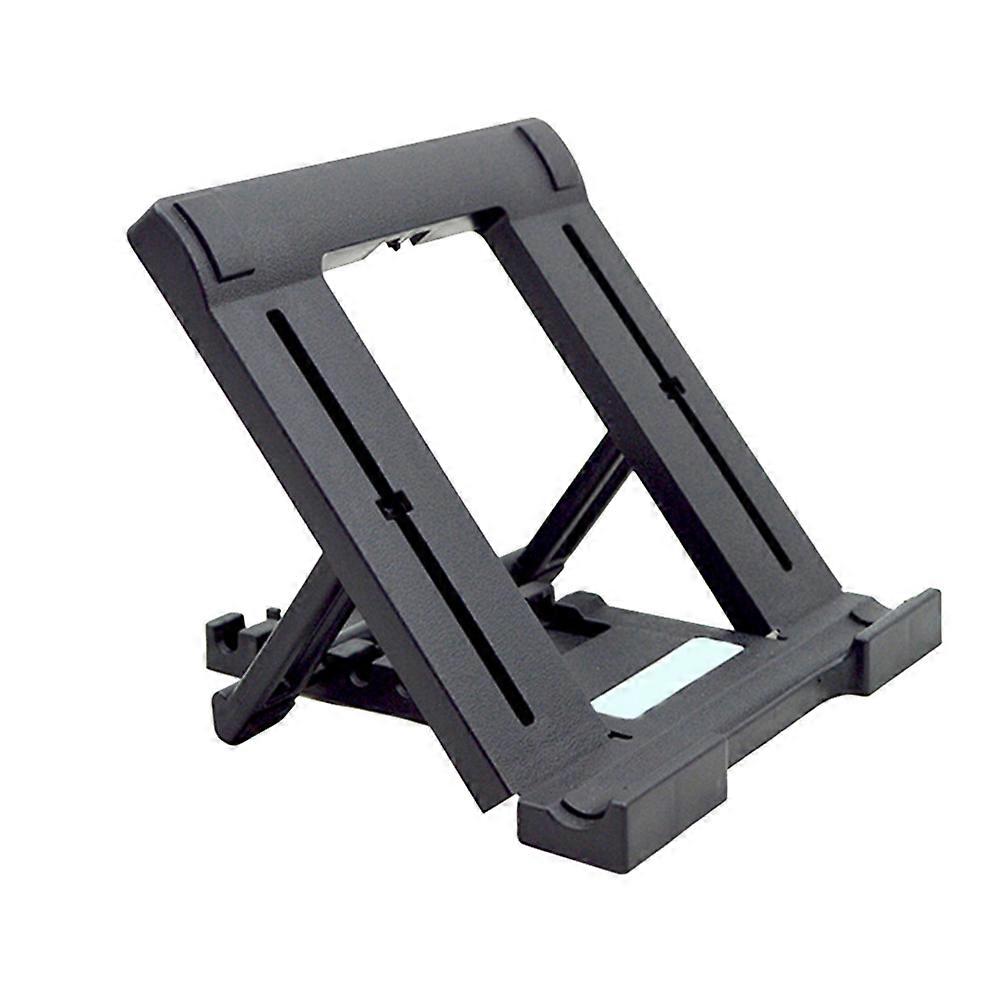 Tablet Folding Stand Portable Adjustable Holder for 2Pcs Mini Tablets Black
