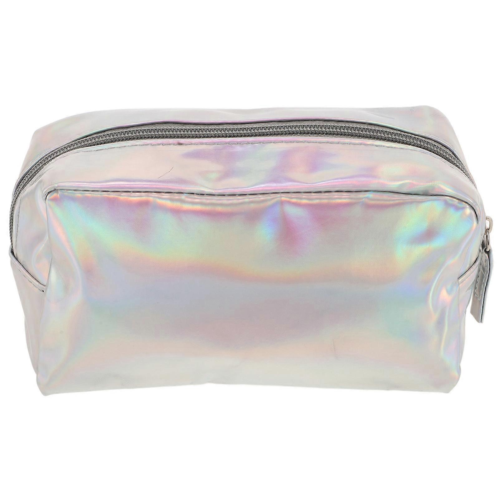 Transparent Colorful Makeup Storage Bag High Capacity for 3Pcs