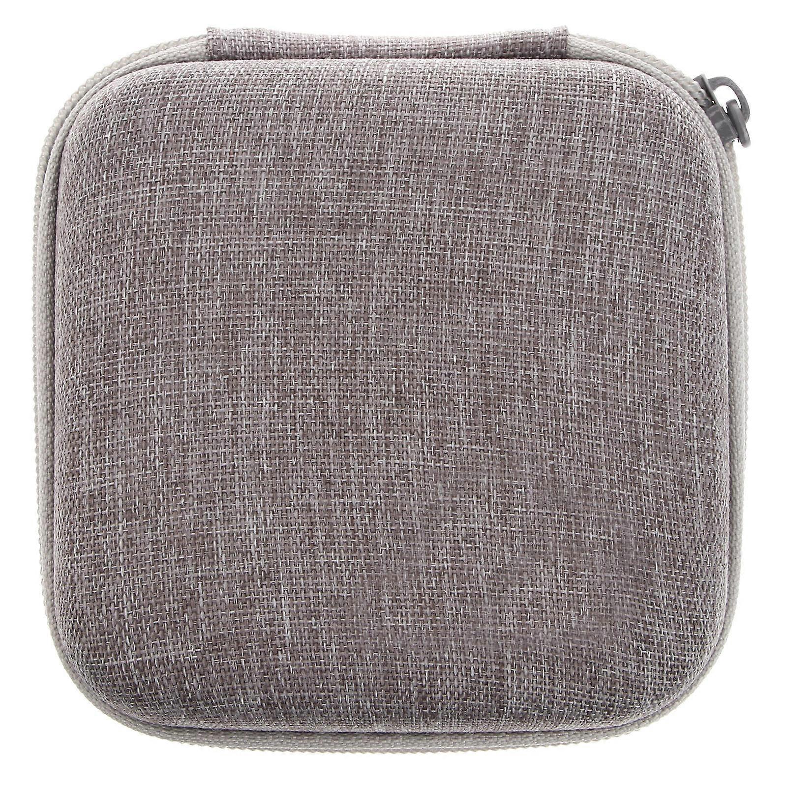 Storage Bag Digital Gadget Device for USB Cable Organizer 3Pcs Grey