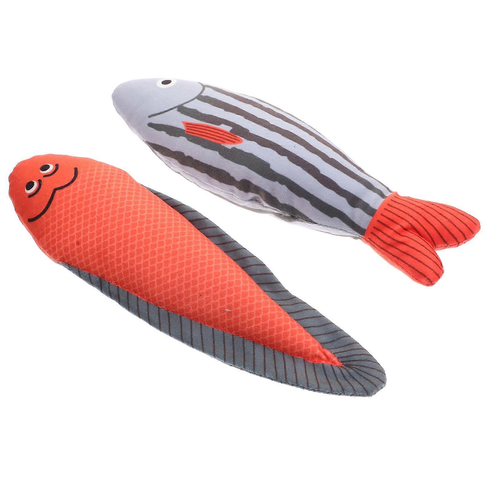 Cat Catnip Toy Fish Shape Cat Toy for Indoor Fun 8Pcs