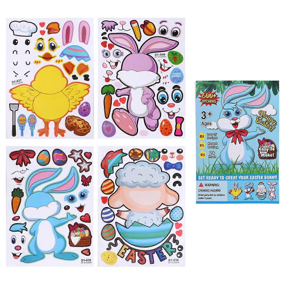 Make Your Own Decal Easter Mix and Match Sticker for 50 Sheets DIY