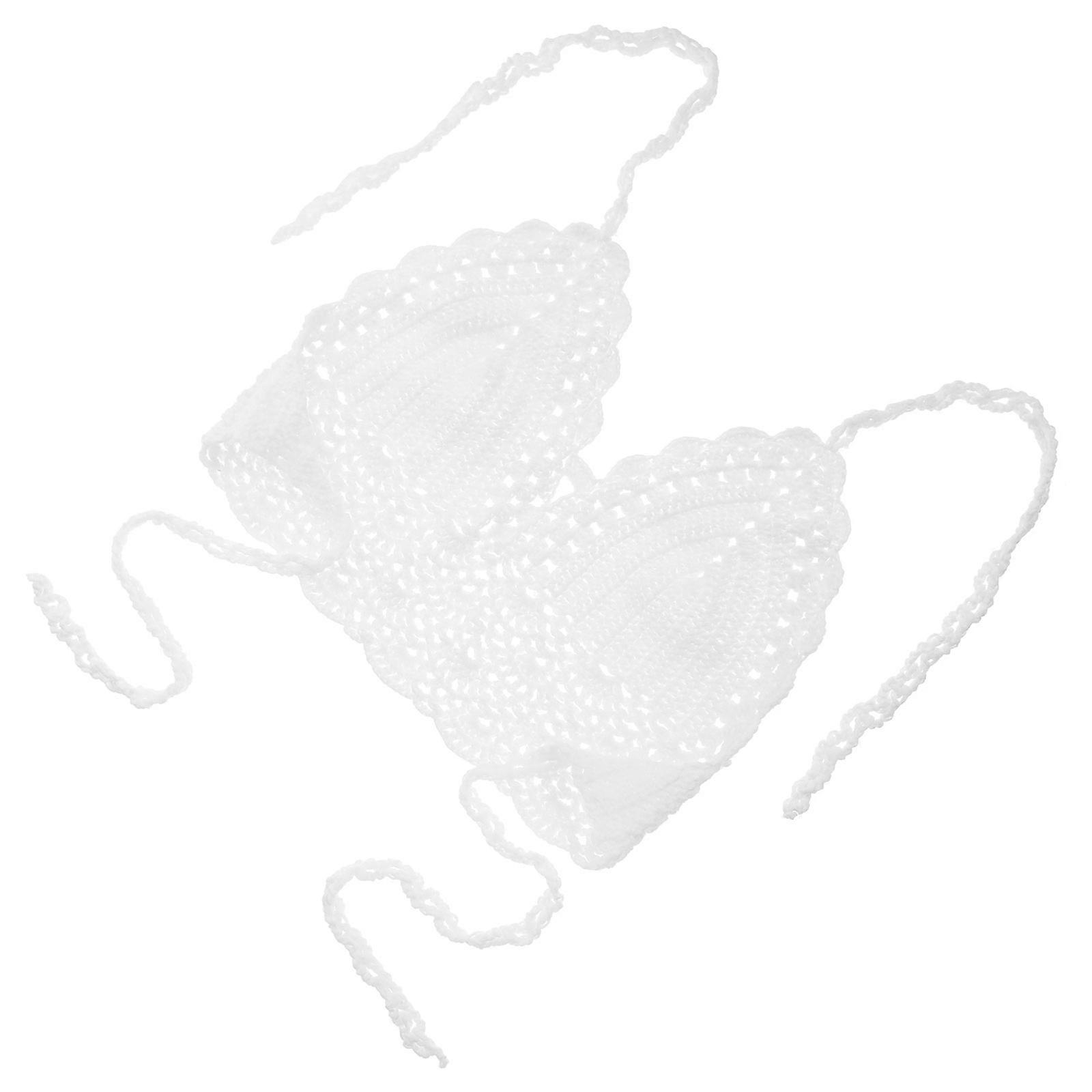 Versatile Hot Spring Split Swimsuit For Women In White Size XL 2Pcs Ideal For Travel And Beach Activities
