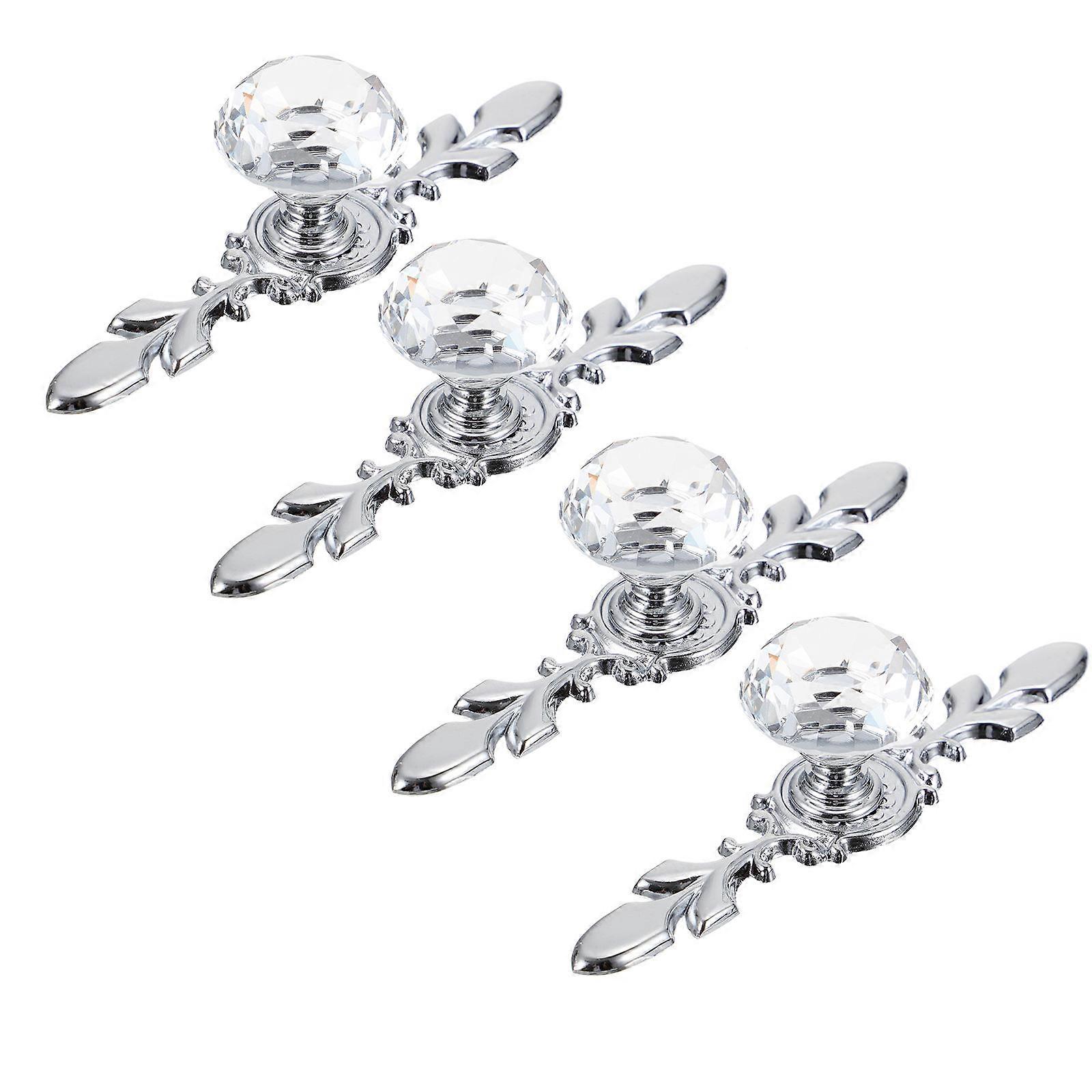 Crystal Cupboard Handle Durable Wardrobe Door Pull for Door 20Pcs