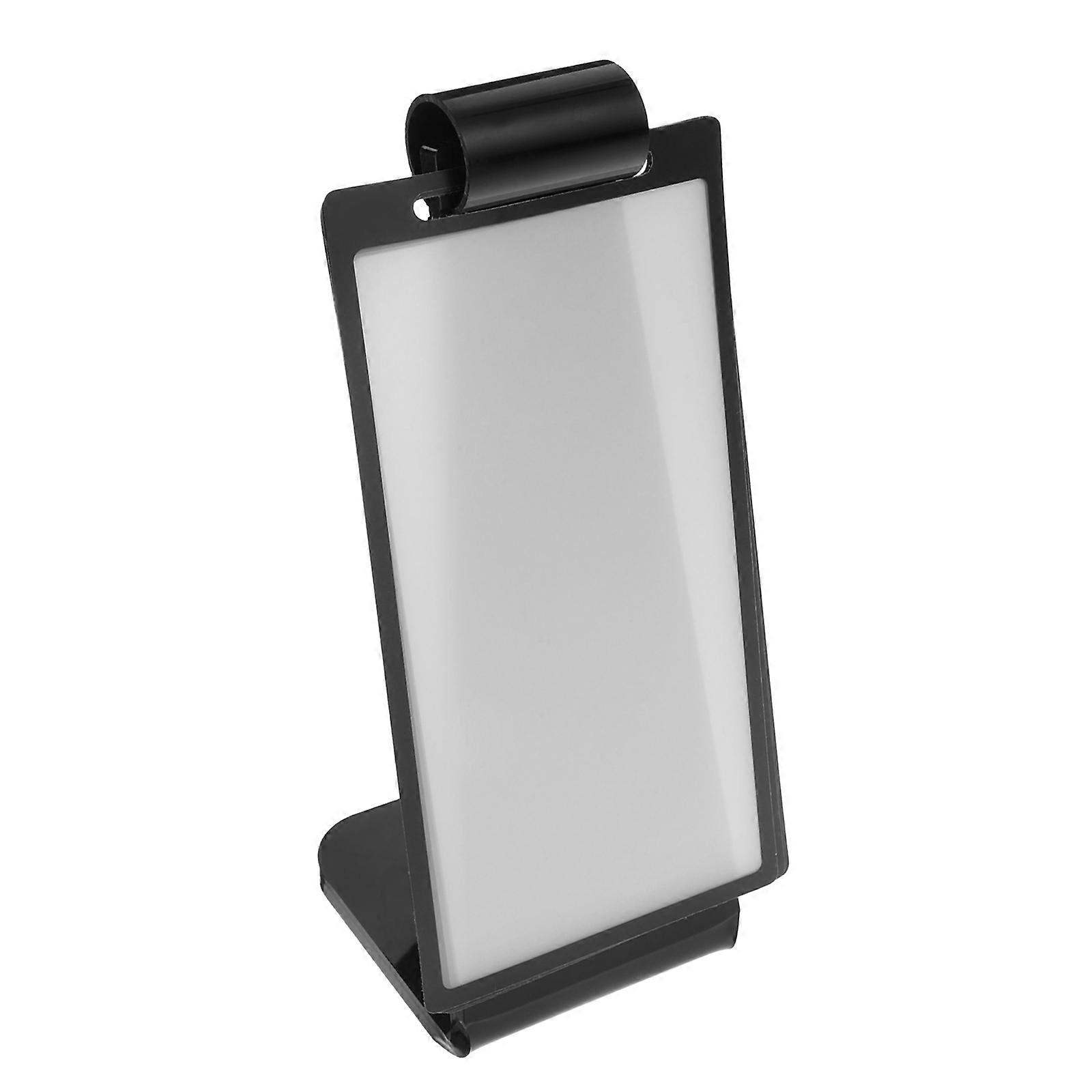 Menu Card Holder Acrylic Flip Desktop Display Stand 2Pcs for Advertising