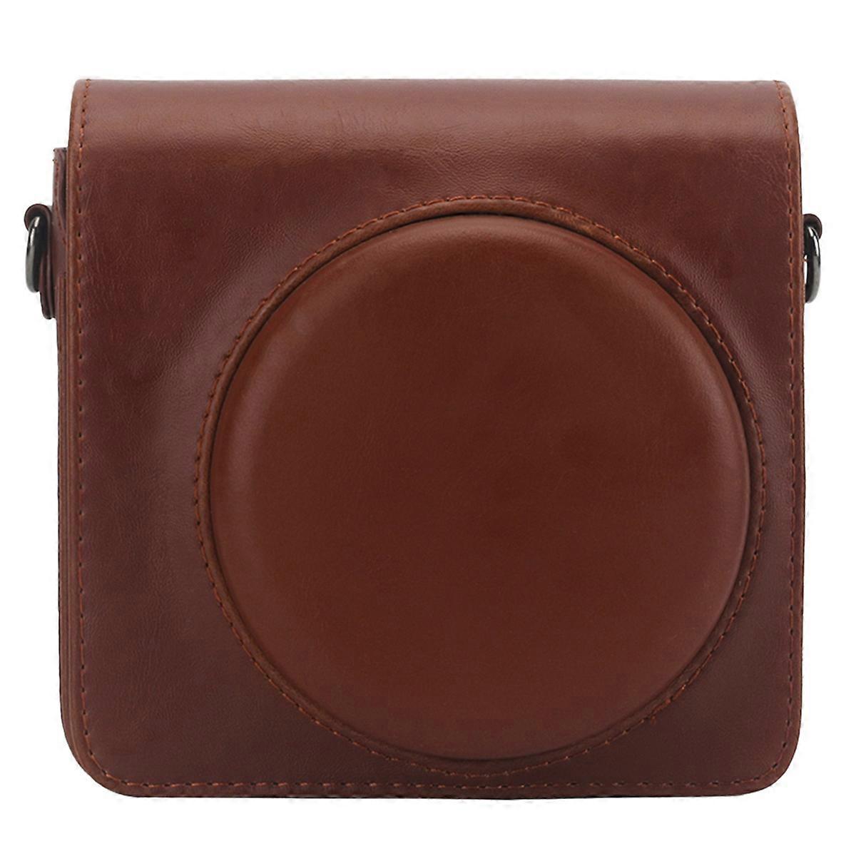 PU Camera Case for Square SQ40 - Magnetic Buckle Adjustable Shoulder Strap Protective Storage Bag B