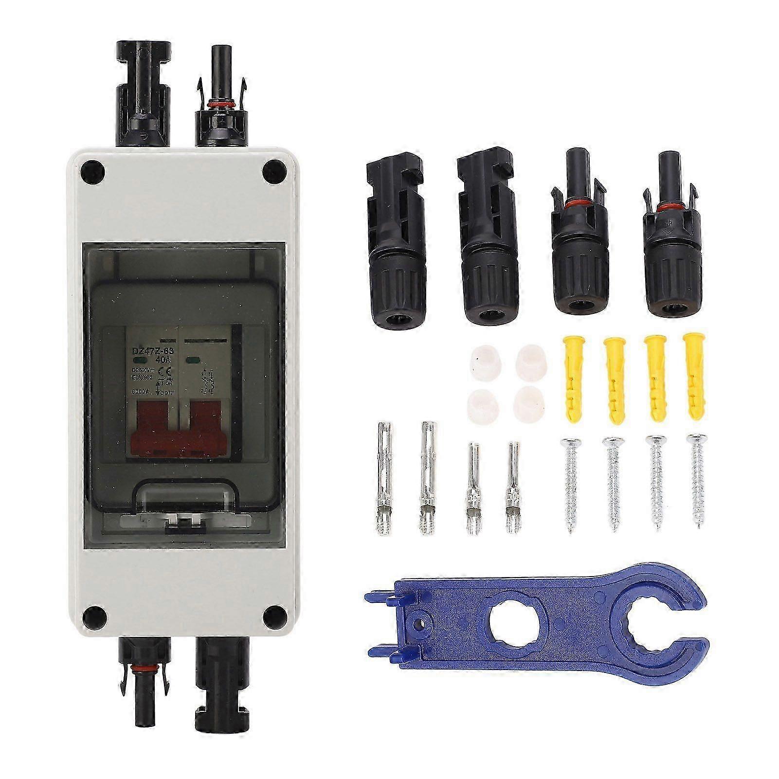 2025 Latest Model  Solar Disconnect Switch Mini Circuit Breaker with IP65
