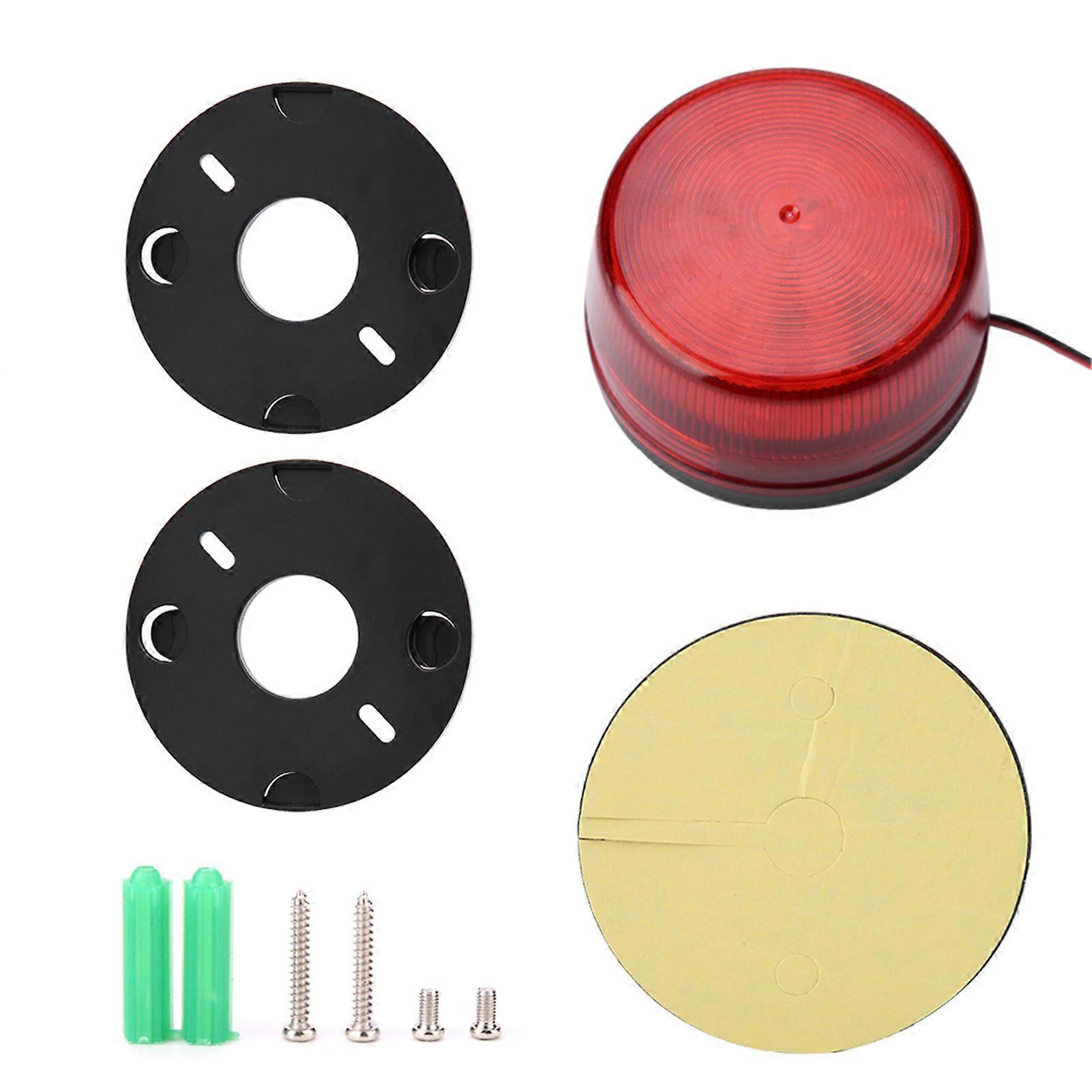 1PC LED点滅ランプセキュリティアラームストロボ信号警告灯