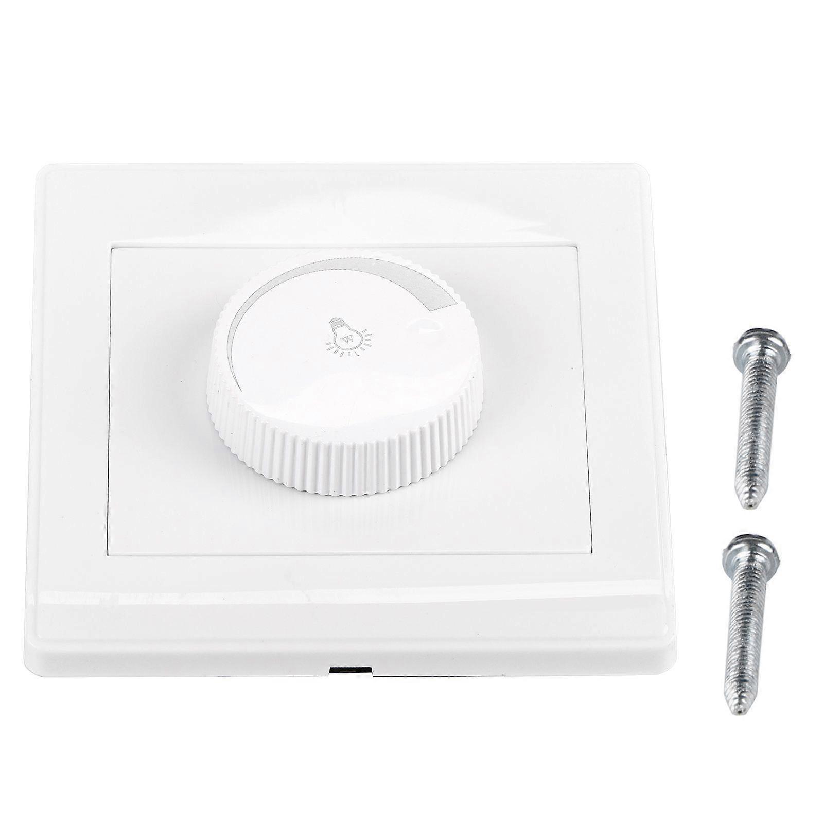 1Pcs Practical Home Wall Mounted Rotating Knob Lamp Brightness Controller Panel Dimmer Switch New