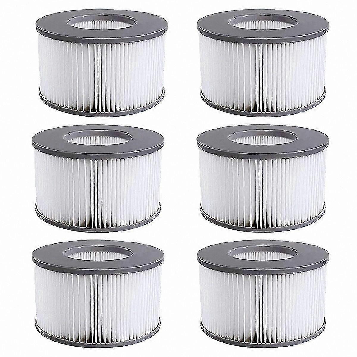6-Pack Replacement Filter Cartridges for 2020 Inflatable Pool Models