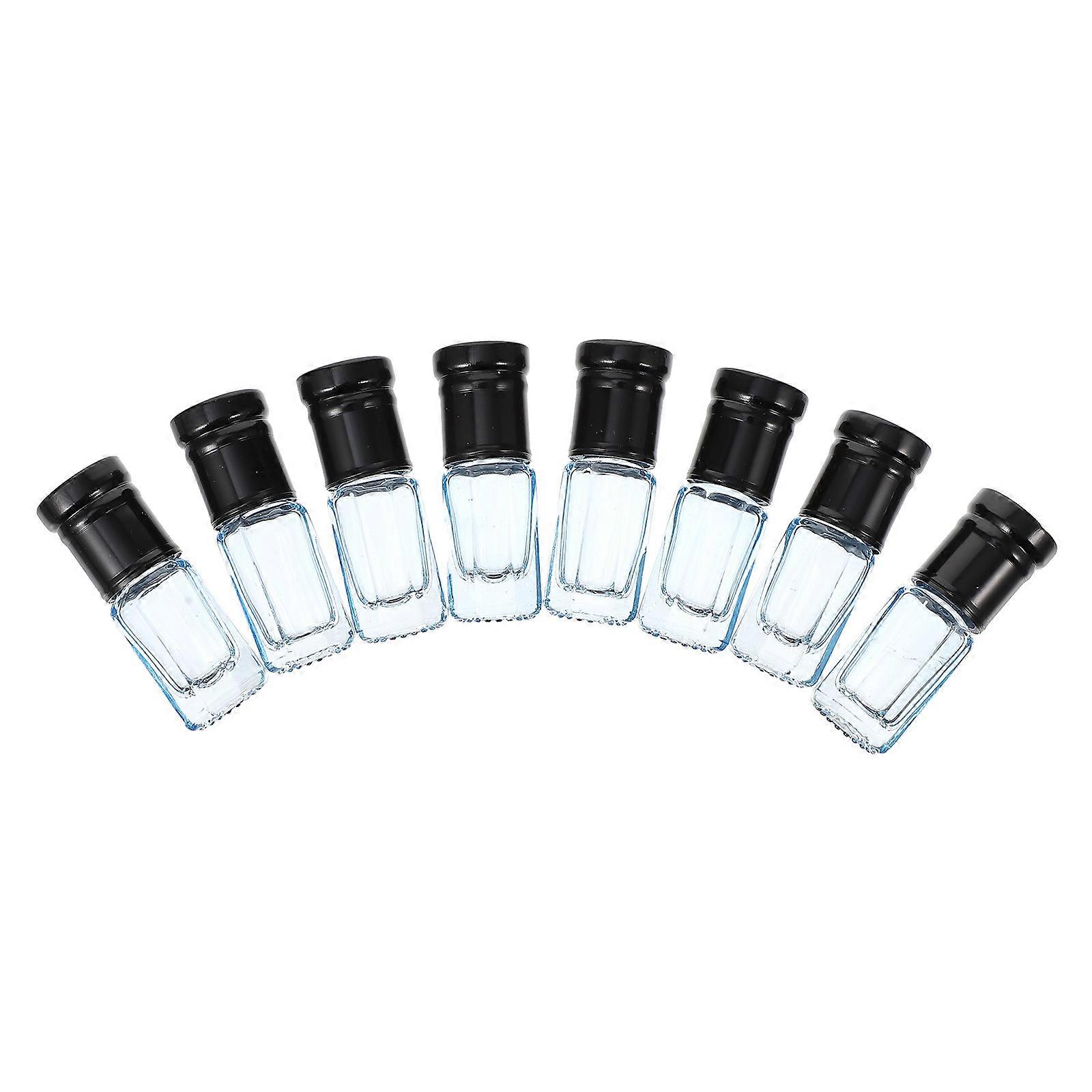 Perfume Roller Bottles Glass Roll-on Bottles for Storage 24Pcs Sky-Blue