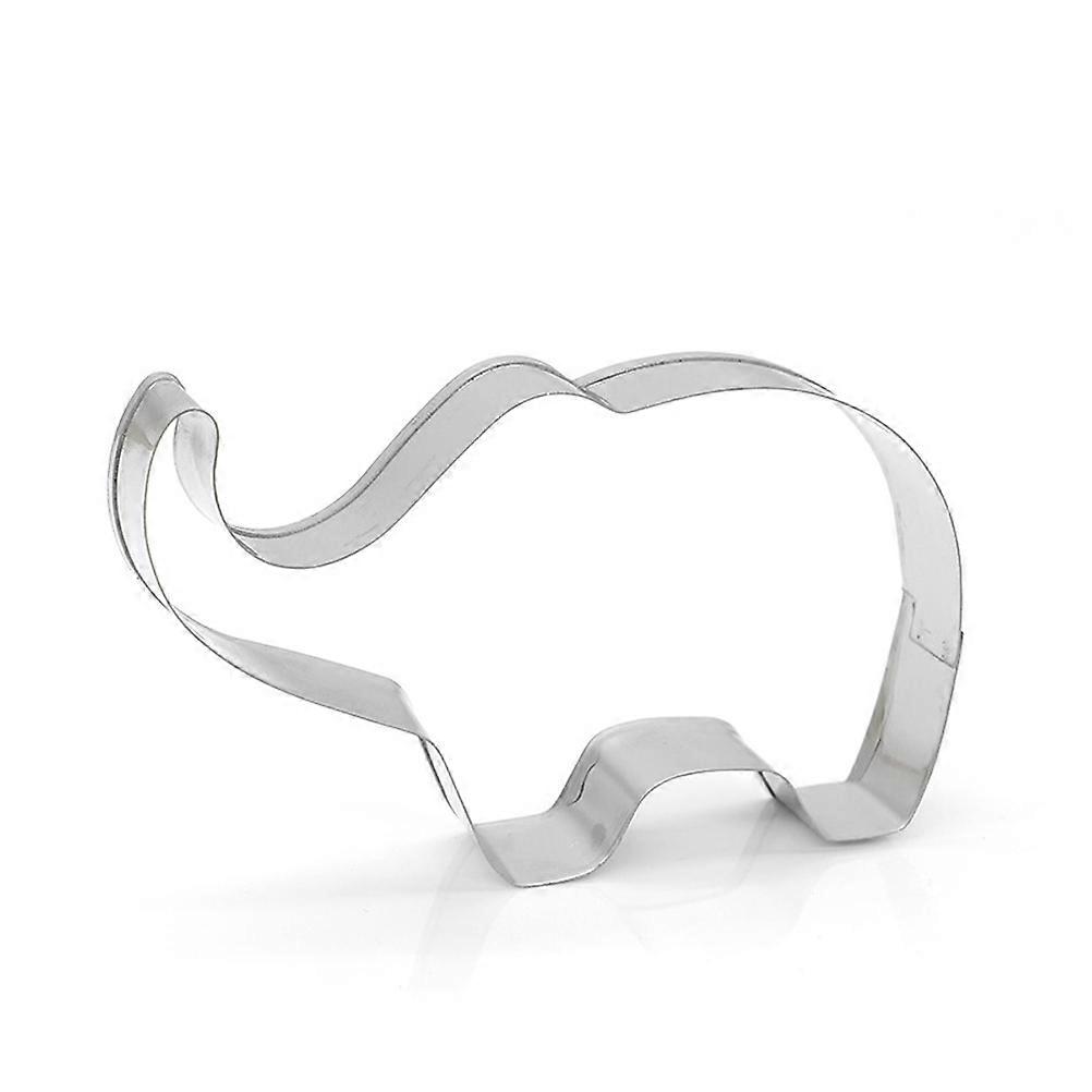Cookie Cutter Elephant Shaped Stainless Steel for Baking Use 4Pcs Set