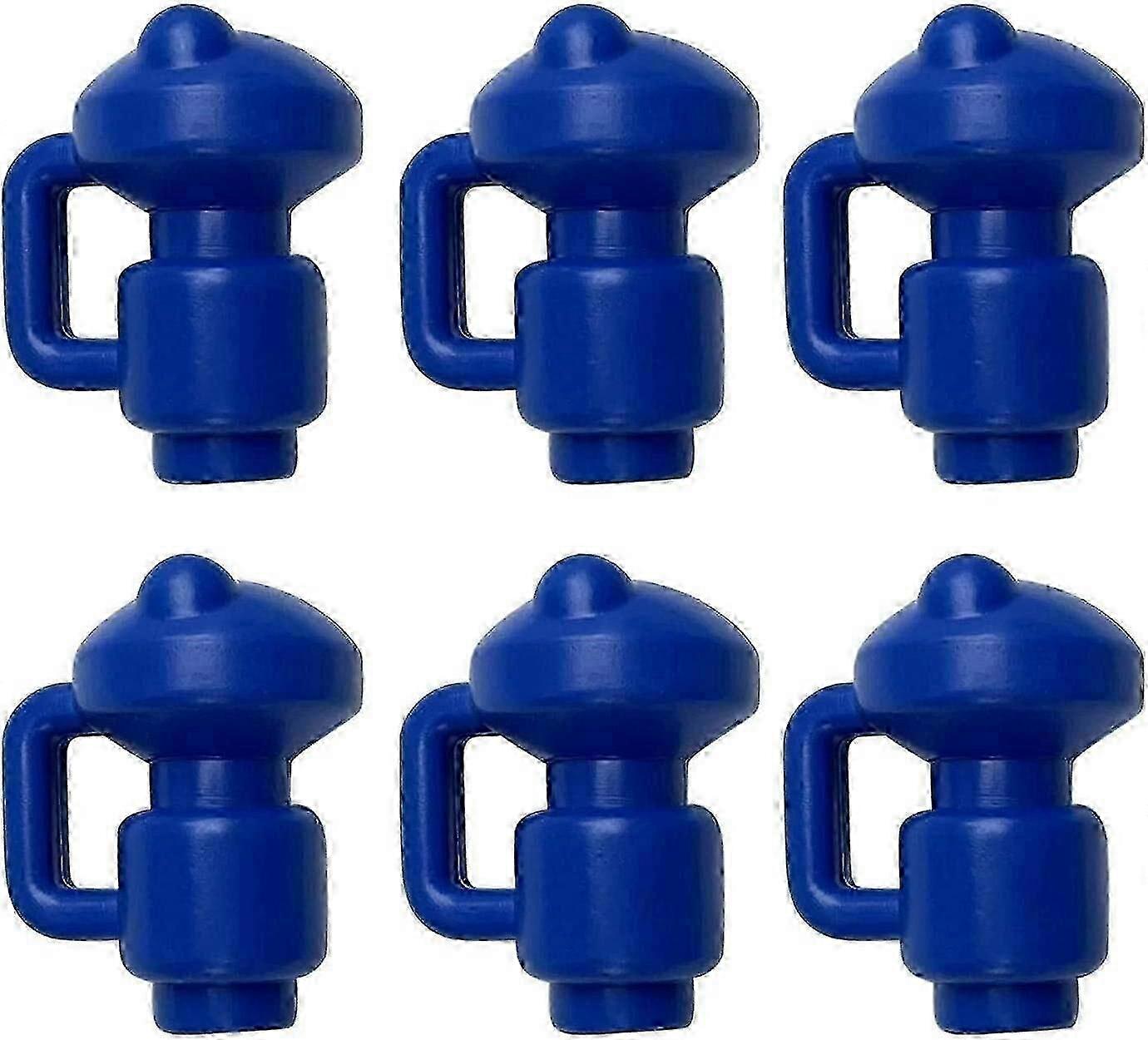 Protective End Caps Trampoline End Caps 6pcs Post Caps   28 MM,Particularly Sturdy Weatherproof End Caps