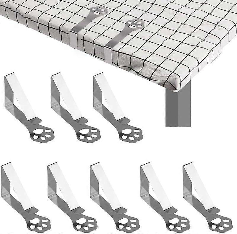 8 Pack Tablecloth Holders for Thick Table Top,Cat Claw Tablecloth Clip