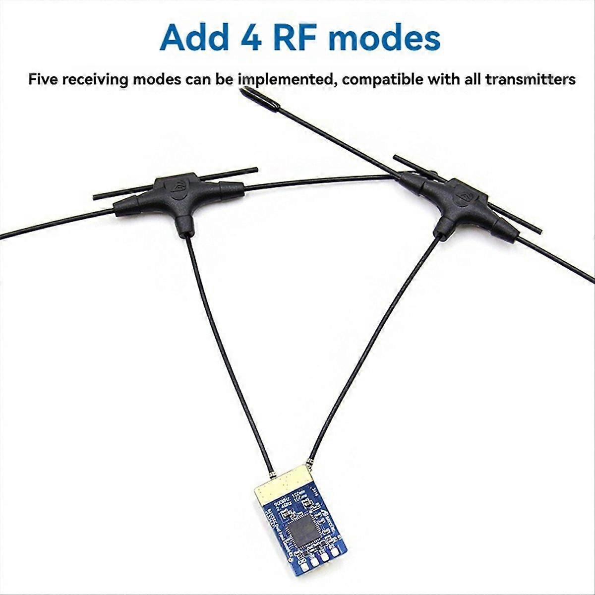 Dual Band ELRS Receiver 900/2400MHz for RC Airplane FPV Drones
