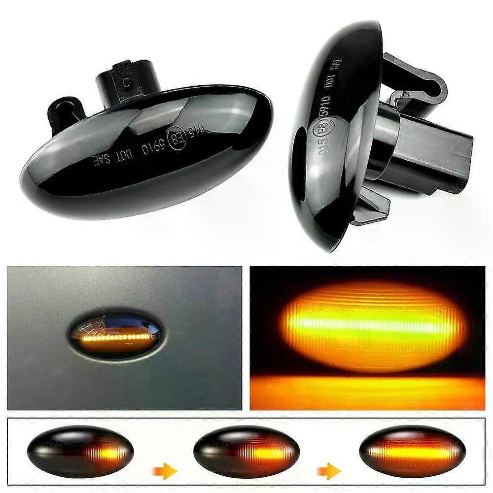 Dynamic Fender Turn Signal For Peugeot Citroen C1 C2 C3 C5 C6 107 206 307 207 407 607 1007 Berlingo Jumpy Led Light Side Marker