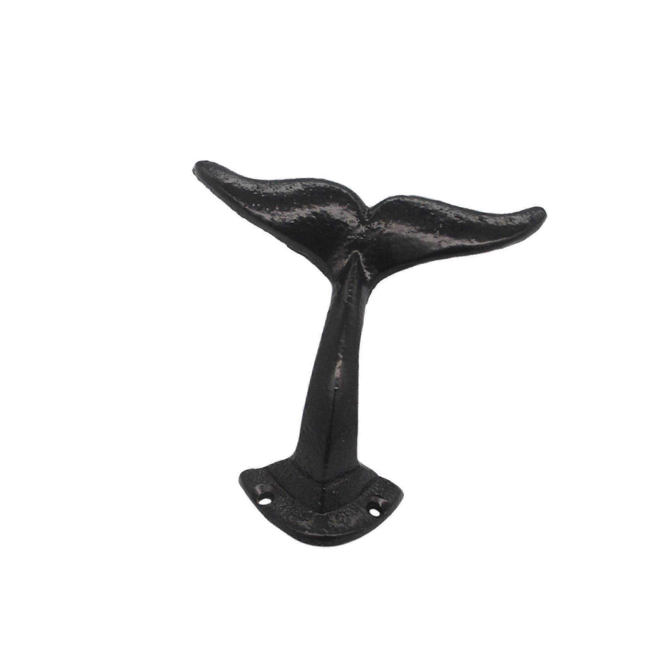 Cast Iron Whale Tail Wall Hooks Stylish and Practical Hooks for Hats and Towels