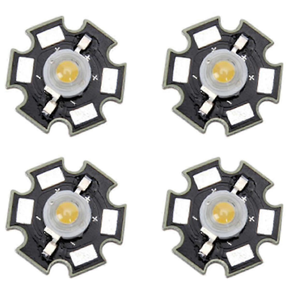 4x 3w High Power Star Led Light Lamp Bulb (white)