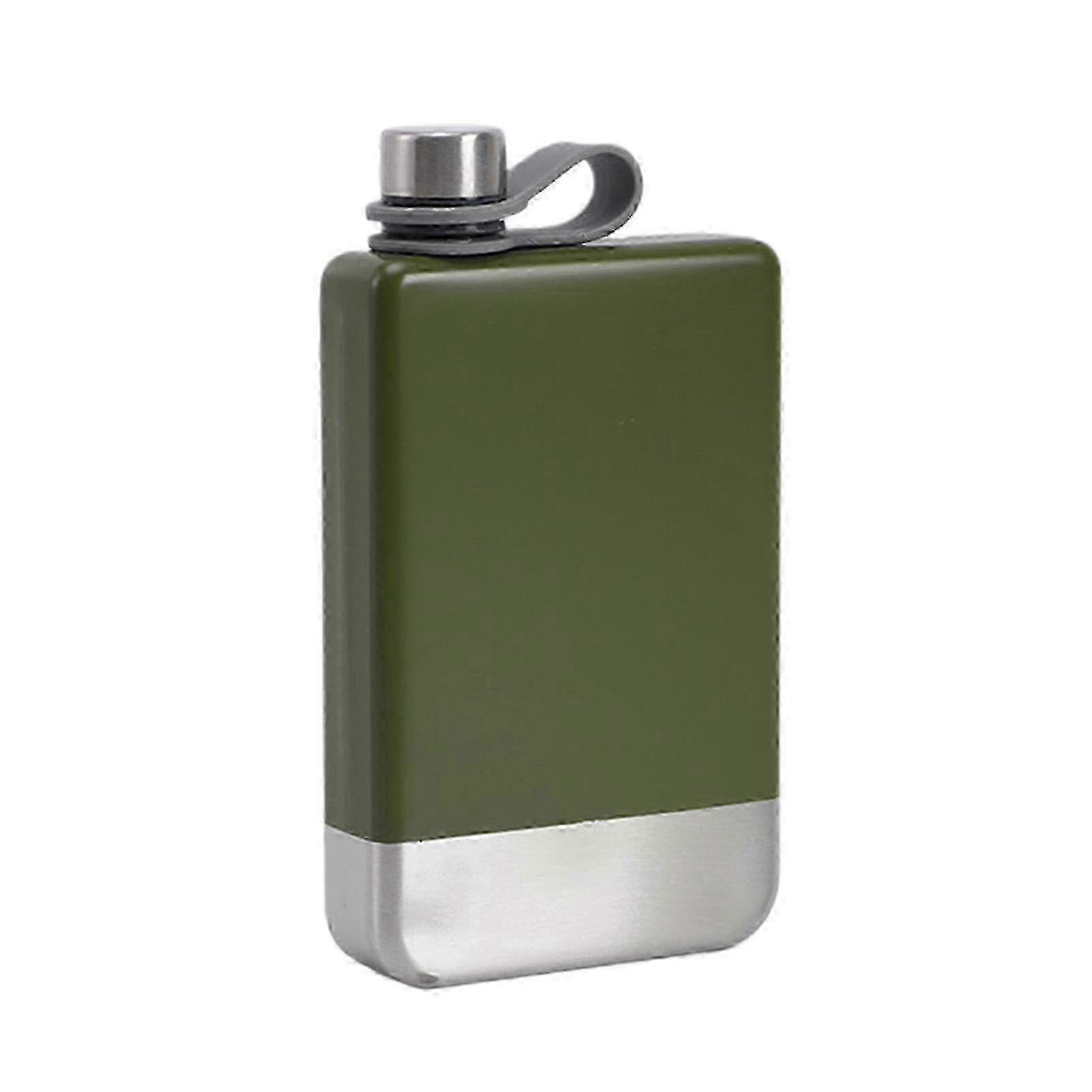 9oz Leak-proof Stainless Steel Hip Flask, Screw Cap Travel Liquor Flask for Whiskey Wine