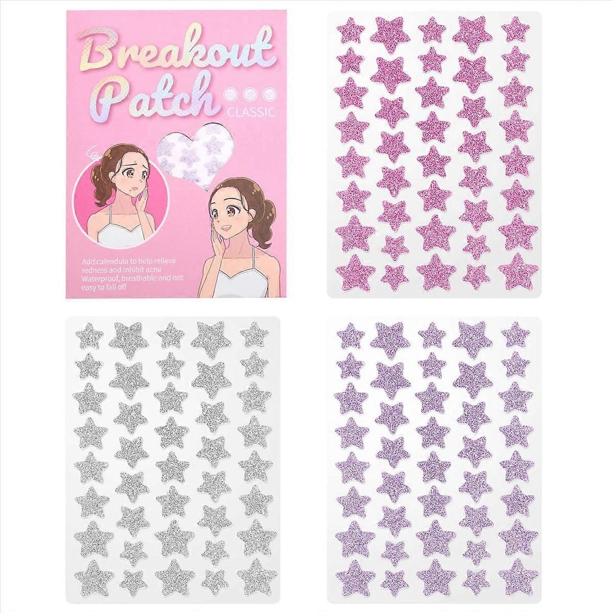 Pimple Patches for Face (120 Counts) Silver + + Rose Red