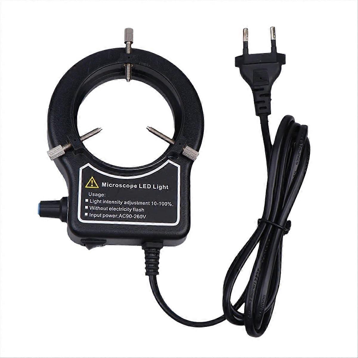 Microscope Ring Light Illuminator Lamp for Microscope Light EU-Plug