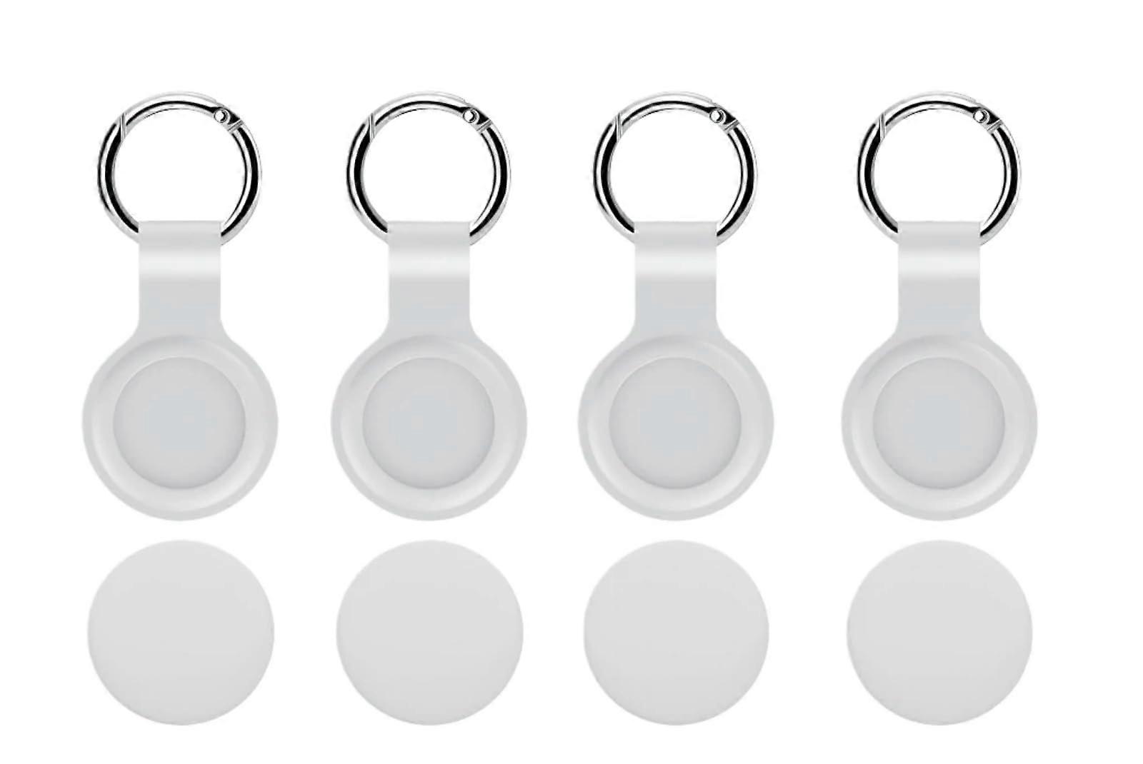 Smart AntiLoss Device MFICertified Global GPS Tracker OneClick Locate Compatible with Apple Find My Black Silicone Sleeve Size 1