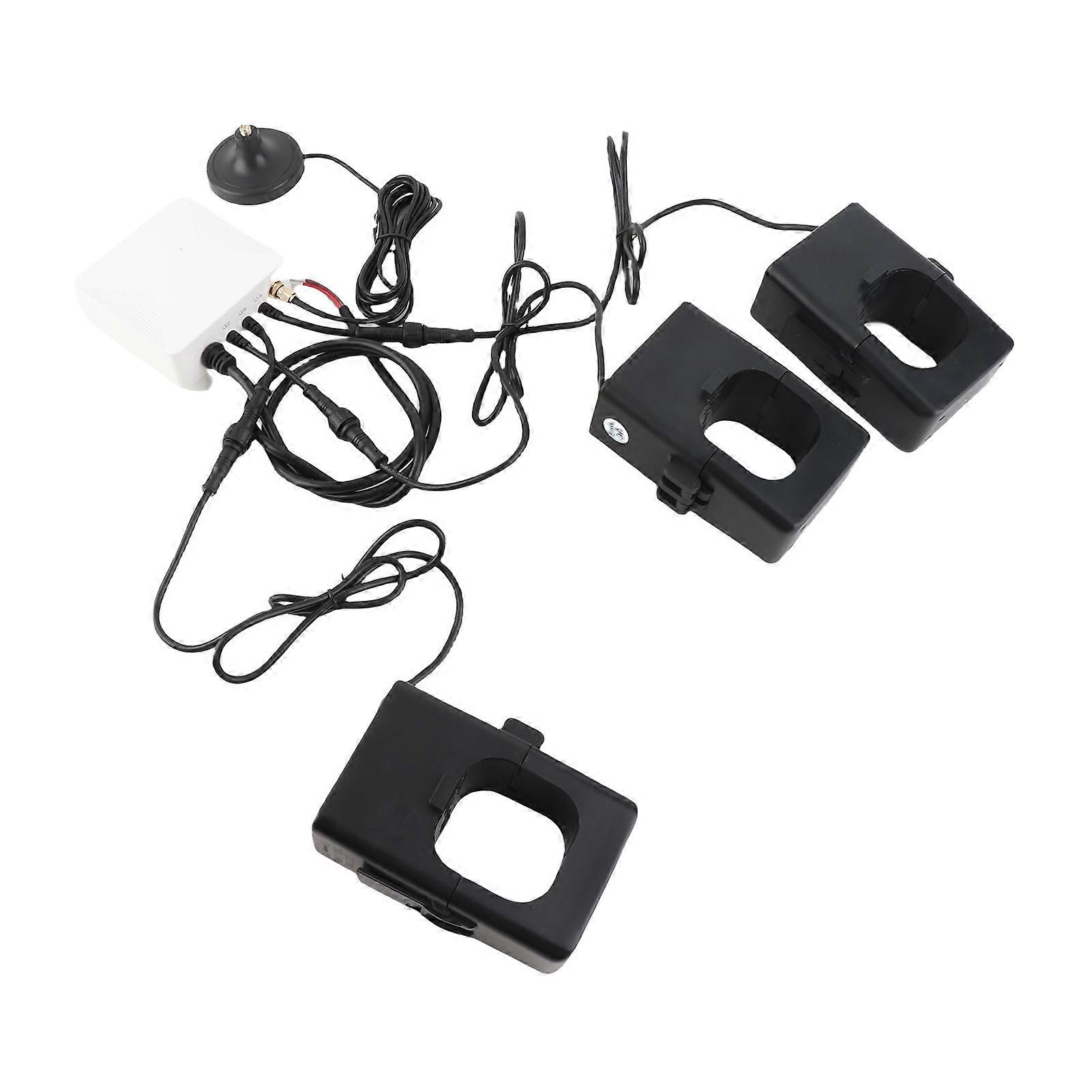 WIFI 3 Phase Smart Electricity Meter with 3x750A Circuit Water Level Sensor Smart Home Energy Monitor 100‑240V 