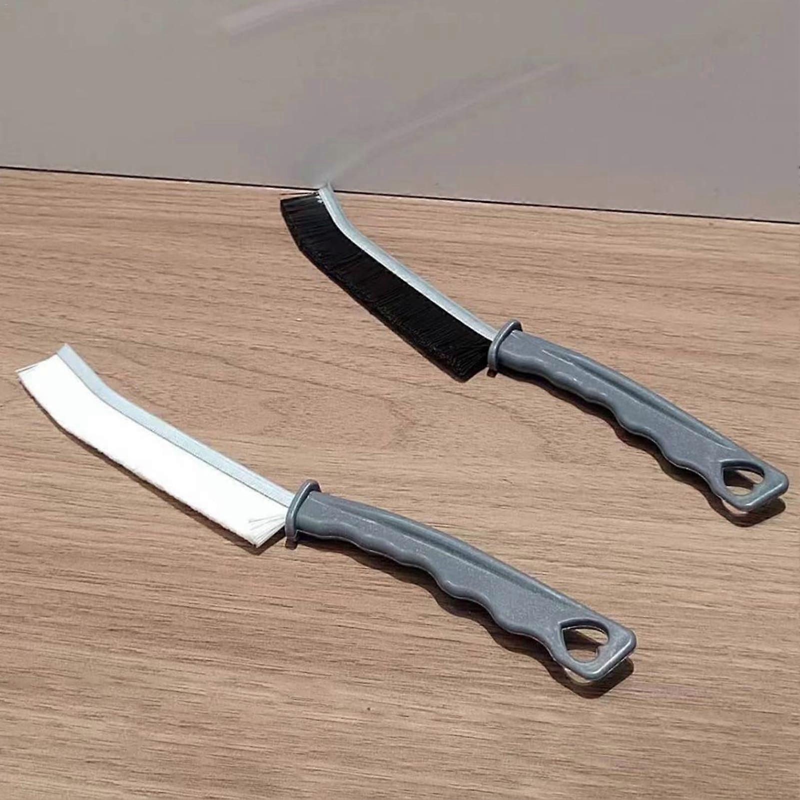Multifunctional Window Brushes 2Piece Groove Gap Cleaning Tools For Dead Corners Bathroom Cleaning