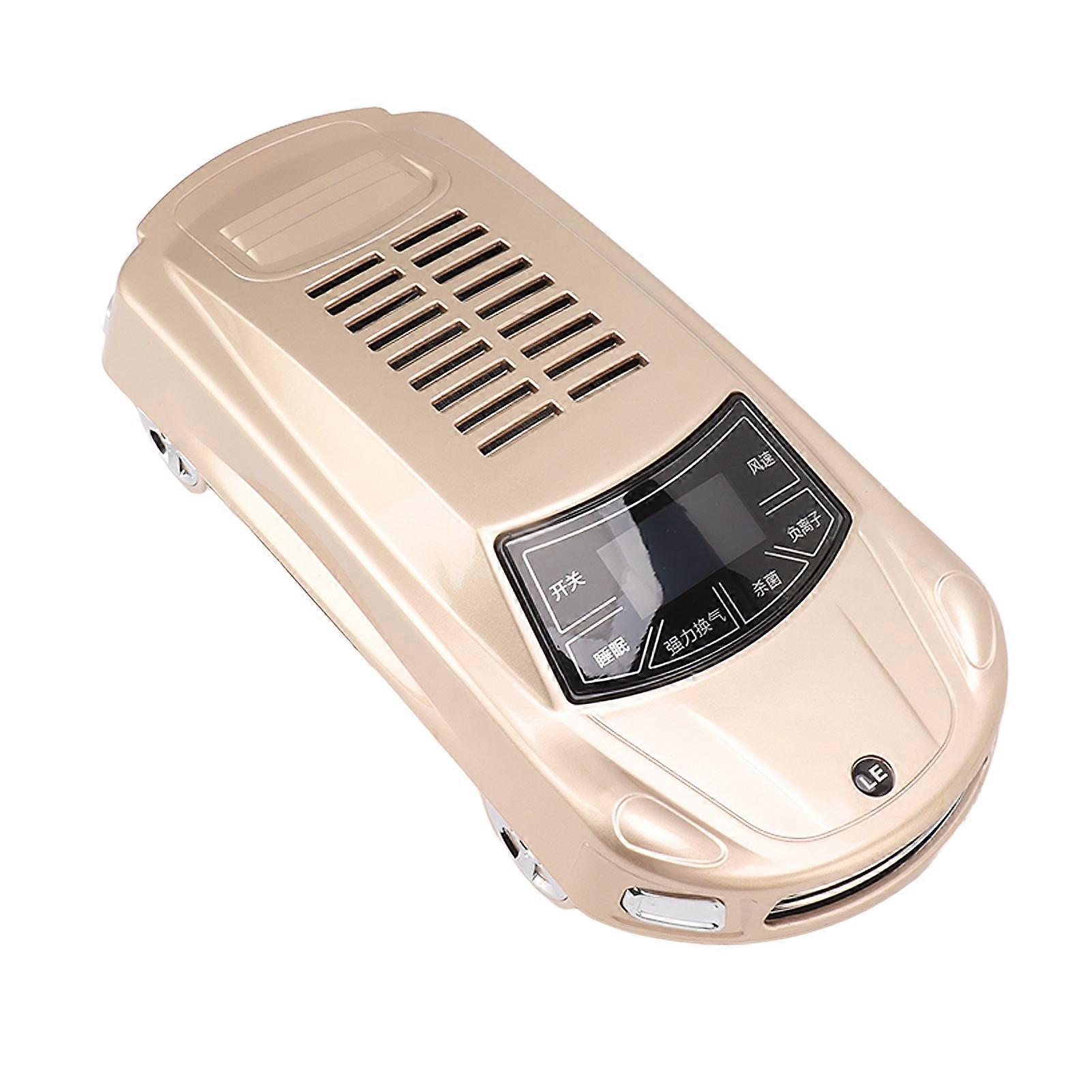 Car Air Fresheners Mini Portable Air Filter Model With Adjustable Wind Speed Cigarette Lighter