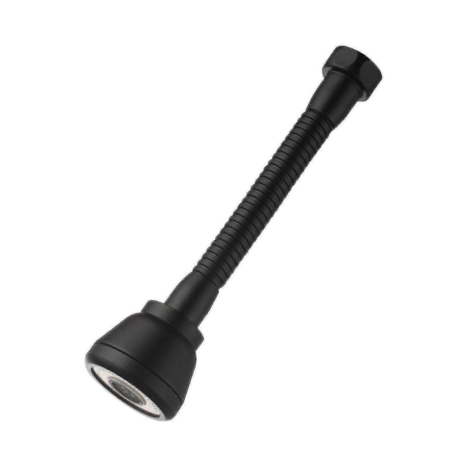 360回転可能な蛇口の頭部蛇口のエクステンダーの飛沫防止の台所の蛇口の噴霧器3つのモードの節水黒い銅の水蛇口の頭